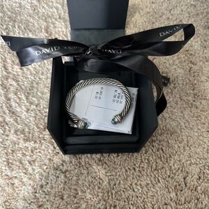 David Yurman Silver Cable Bracelet